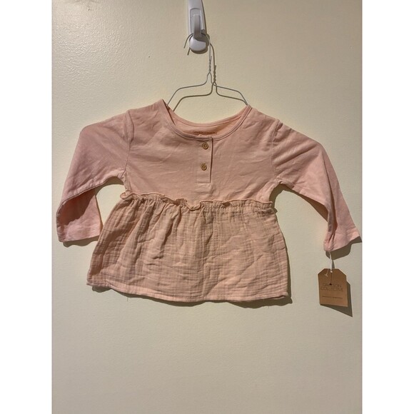 NWT Grayson Collective Pink Long-Sleeve Tee - 2T - Picture 1 of 5